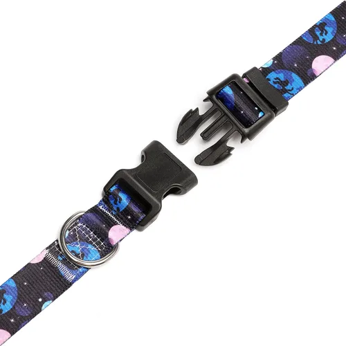 Miniatura 175 de Mercano Collar ajustable para perro, patrones de diseño especial, nailon suave, cómodo y resistente, collar para mascotas para perros pequeños