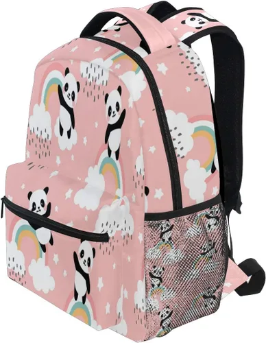 Miniatura 45 de ATTX Linda mochila con diseño de panda para niños y niñas, Panda-h, Ciclismo