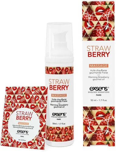 Miniatura 7 de Exsens Aceite de masaje de calentamiento gourmet, 6 unidades, uso único, saborizado, totalmente natural, vegano, sin manchas, 0.1 fl oz