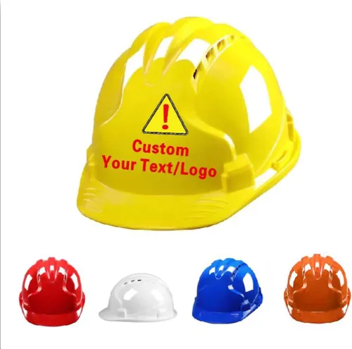 Miniatura 18 de Sombreros duros personalizados al por mayor con logotipo, certificado OSHA/ANSI, ala completa ventilada (trinquete de 4 puntos) para pedidos a