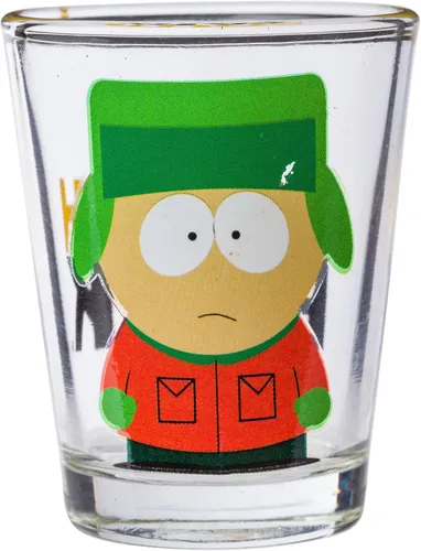 Miniatura 5 de Silver Buffalo South Park con Stan, Kenny, Cartman y Kyle - Paquete de 4 mini vasos de 1,5 onzas Personajes principales de South Park