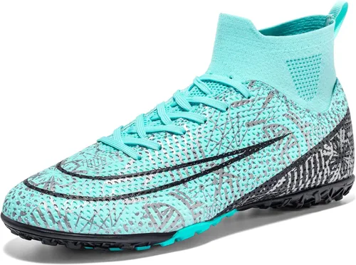 Zapatos de fútbol para interiores, zapatos de fútbol de césped para hombres y mujeres, botas de fútbol TF para adultos, zapatos de entrenamiento