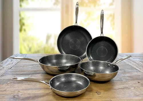 Miniatura 6 de Black Cube CeramicQR - Utensilios de cocina fabricados en Francia, sartén de chef de liberación rápida, 9.5 pulgadas, utensilios de cocina híbridos