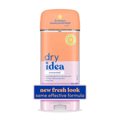Miniatura 9 de Dry Idea Desodorante de gel y antitranspirante para mujeres, hipoalergénico para pieles sensibles, protección 2 veces más larga contra el sudor