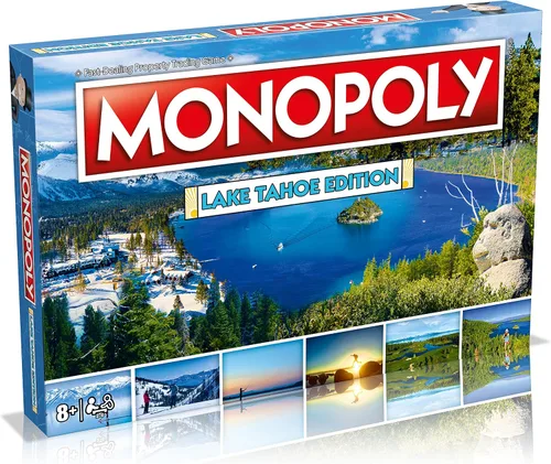 Miniatura 2 de Monopoly Lake Tahoe Edition - Juego familiar para mayores de 8 años, 2 a 6 jugadores, diversión para adultos y niños, ideal para noche