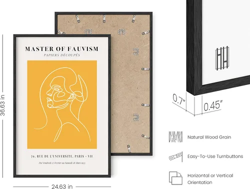Miniatura 89 de Haus and Hues Arte de pared amarillo – Pósteres estéticos con cita para adolescentes, pósteres estéticos para dormitorio, niñas, impresión artística