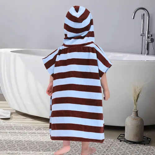 Miniatura 5 de Toallas con capucha para niños pequeños, de gran tamaño (2-4 años, 21 x 21 pulgadas), hechas de 100% algodón suave, toalla absorbente con capucha