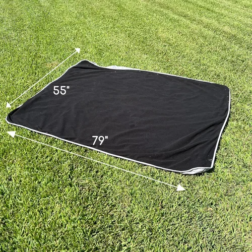Miniatura 6 de Threadart Manta gruesa para estadio para exteriores, resistente a la lluvia y al viento, para campamento, picnic, deportes, festivales, fútbol