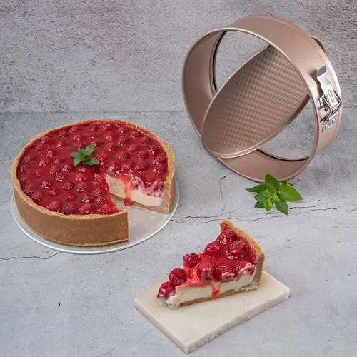 Miniatura 5 de HAPPIELS Molde desmoldable antiadherente para cheesecake de 8 pulgadas Libre de PFOA y BPA, molde desmoldable no tóxico para pasteles Los