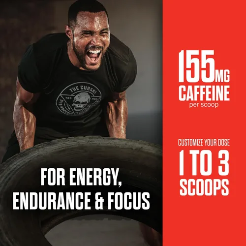 Miniatura 4 de JNX SPORTS The Curse! Fruit Punch - Polvo de preentrenamiento con creatina, preentrenamiento de energía extrema para hombres y mujeres, 50