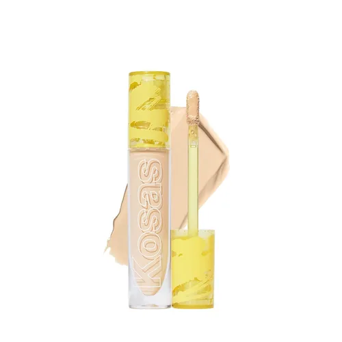 Miniatura 27 de Kosas Revealer Corrector - Maquillaje de cobertura media con ácido hialurónico, oculta las ojeras debajo de los ojos, manchas oscuras e Tono 6.8 W