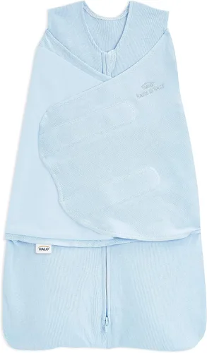 Miniatura 2 de HALO Sleepsack Swaddle 3-6 Months and Wearable Blanket 6-12 Months 100% Organic Cotton 2-Piece Gift Set with Box, TOG 1.5 Fresa - Caja de regalo