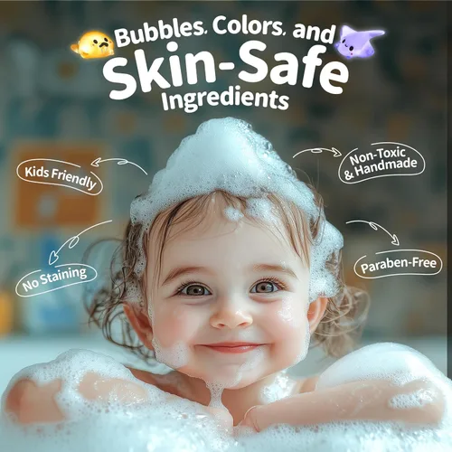 Miniatura 5 de Bombas de baño para niños con sorpresa en el interior, paquete de 24 bombas de baño hechas a mano con juguetes terrestres y marítimos que brillan