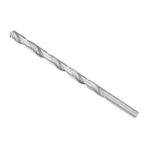 Miniatura 48 de Broca helicoidal extra larga, 0.276 in de diámetro de taladro 9.843 in de longitud total, broca helicoidal de acero de alta velocidad