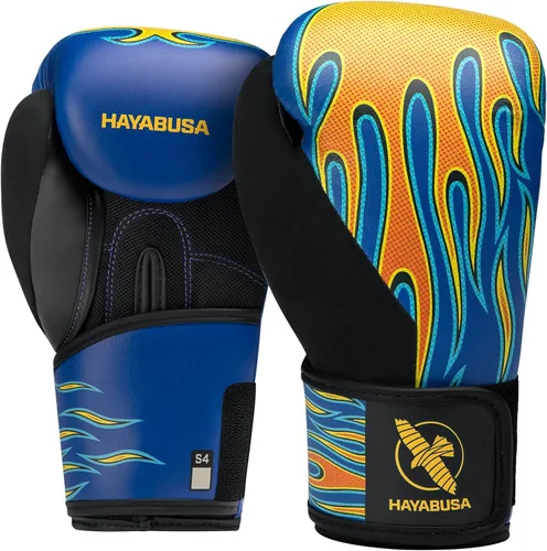 Miniatura 9 de Hayabusa Guantes de boxeo épicos para niños y niñas S4 Azul (Machine Blue)