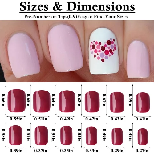 Miniatura 3 de 360 uñas cuadradas redondas a presión, uñas postizas cortas, uñas acrílicas cortas a presión, pegamento cuadrado en uñas, uñas postizas ovaladas, 15