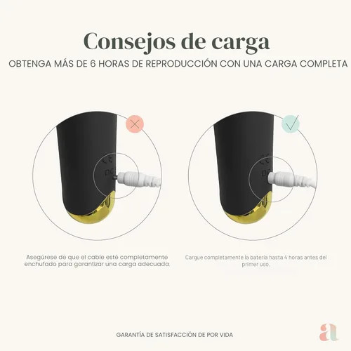 Miniatura 7 de Ava Vibrador de varita sexual [vibrador estimulador de clítoris] Vibrador para mujer Juguete sexual Regalos para mujeres 20 patrones y 8