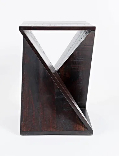 Miniatura 4 de Jofran Global Archive Jasper - Mesa de madera moderna, color espresso