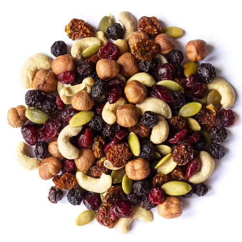 Miniatura 3 de Mezcla de bocadillos orgánicos, 12 onzas, nueces crudas y bayas con semillas de calabaza, sin OMG, no irradiado, kosher, superalimento vegano, a