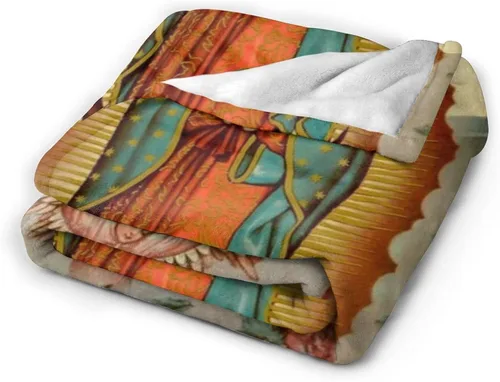 Miniatura 3 de Manta de forro polar de Our Lady of Guadalupe, manta de microforro polar ultrasuave y acogedora para sofá, cama, camping, viajes y uso en automóvil