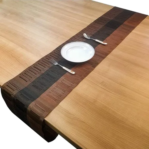 Miniatura 6 de Manteles individuales con camino de mesa resistentes al calor, tapetes antideslizantes, manteles de cocina de vinilo tejido cruzado para mesa de Café