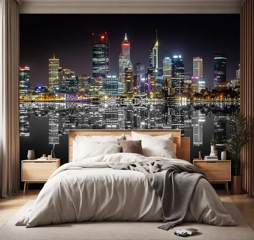 Miniatura 24 de Papel tapiz de tela con diseño de paisajes forestales verdes, bosques, árboles, sala de estar, dormitorio, baño, selva, mural de pared - 91 x 65