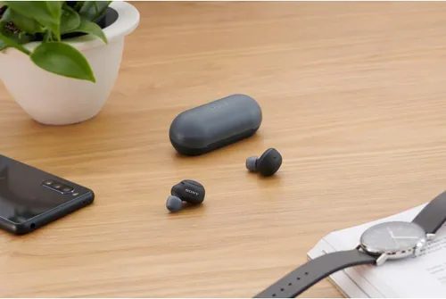 Miniatura 7 de Sony WF-C500 - Audífonos inalámbricos en el oído Bluetooth con micrófono y resistencia al agua IPX4, color negro