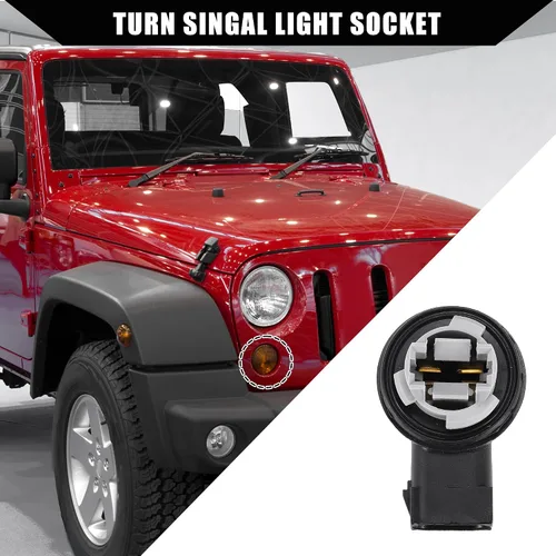 Miniatura 3 de No.68226719AA Juego de enchufes para luz de señal indicadora para Jeep Wrangler JK JKU 2007-2018 para Dodge para Ram 1500 2009-2010 / Enchufe