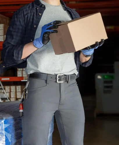 Miniatura 3 de Timberland Pro para hombre maletero cinturón de doble costura de piel