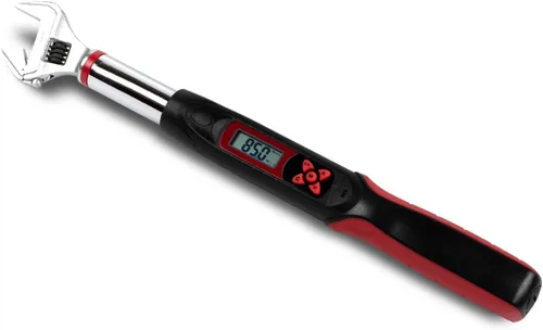 Miniatura 11 de Llave dinamométrica digital de 1/2 pulgada Tapha Tools, rango de torque 7.4-147.5 ft-lb (10-200 N-m), precisión ±2%, notificación LED y timbre