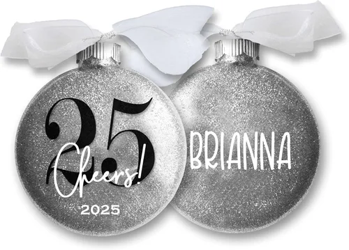 Miniatura 9 de Adorno de Navidad oficial de 13 adolescentes, regalo de cumpleaños número 13 para adolescentes, niño o niña, recuerdo de 13 años, bola brillante