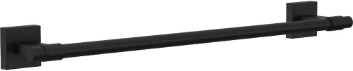 Franklin Brass Maxted (1 paquete) Barra para toallas de 18 pulgadas para baño, barra para toallas color negro mate para pared de baño, soporte para
