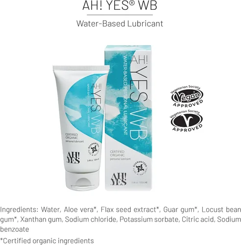 Miniatura 7 de AH! YES WB - Lubricante personal orgánico a base de agua - 100ml