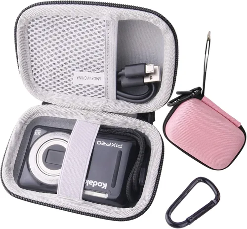 Miniatura 9 de Funda rígida de EVA compatible con KODAK PIXPRO C1/KODAK FZ55/FZ45/FZ43 Funda de protección de cámara digital. (negro)