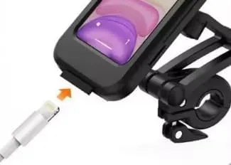 Miniatura 6 de Generic Soporte de teléfono impermeable, universal compatible con todos los teléfonos iPhone y Android, giro 360, accesorio seguro para manillar