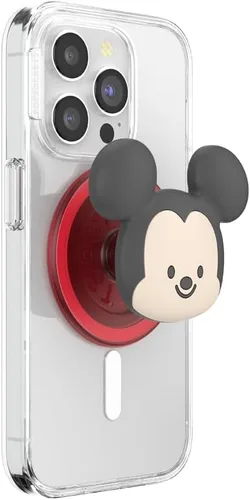 Miniatura 7 de PopSockets - Agarre para teléfono con soporte expandible, agarre adhesivo, Disney - Peekaboo Minnie