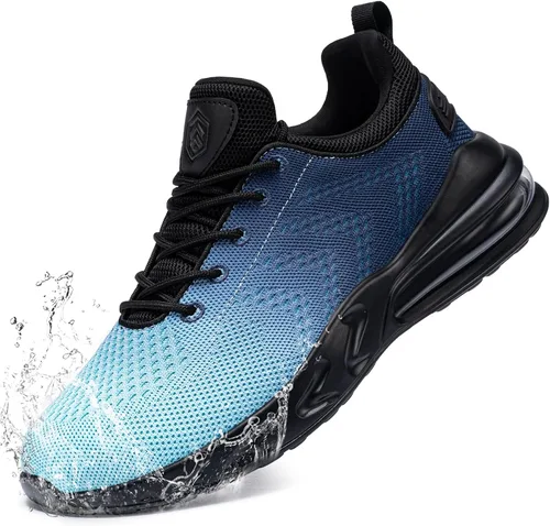 Miniatura 13 de LARNMERN Zapatillas de trabajo antideslizantes para hombre, resistentes al agua, para servicio de alimentos, zapatos trabajo antideslizantes