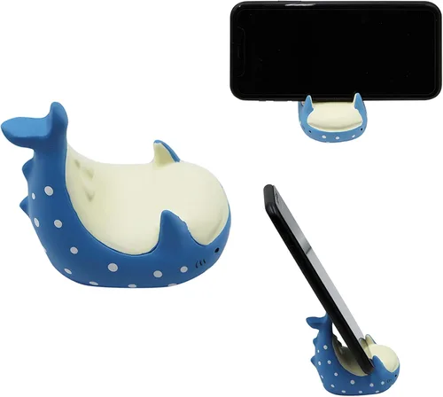 ZGMYC Soporte para teléfono celular de tiburón lindo soporte de tableta de escritorio animales creativos soporte para teléfono inteligente soporte
