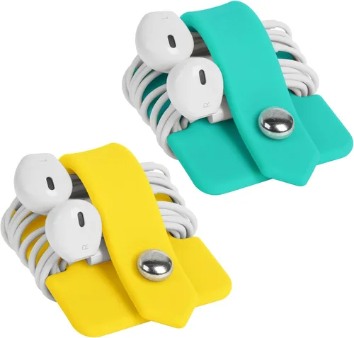 Miniatura 8 de Organizador de Cables con Soporte para Auriculares, Enrollador de Auriculares, Organizador de Auriculares, Auriculares para Auriculares, Enrollador