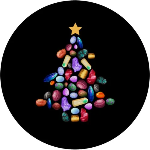 Miniatura 3 de Variedad de geoda de roca mineral de cuarzo geología para árbol de Navidad, PopSockets intercambiables PopGrip