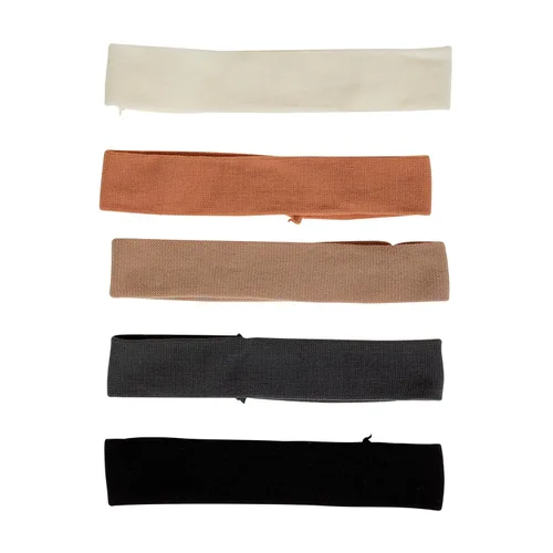 Miniatura 3 de Goody Envolturas básicas para la cabeza, 6 unidades, tonos neutros, sujeción suave sin daños, bandas elásticas para la cabeza para mujeres