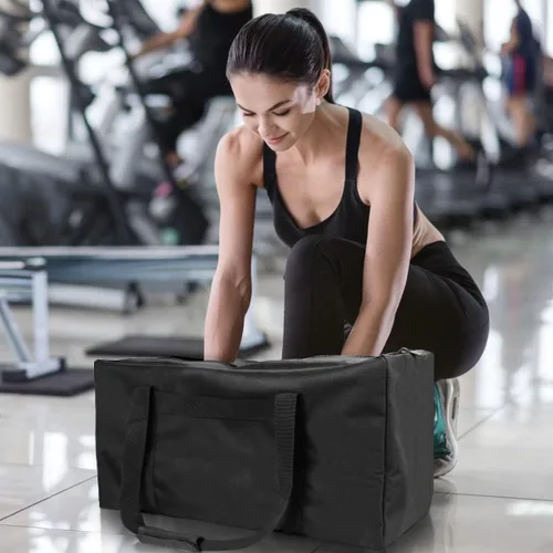 Miniatura 9 de INFANZIA Bolsa de viaje con cremallera de alta calidad, 24-35-45-47-50 pulgadas, paquete de 2 bolsas de equipaje para equipos deportivos