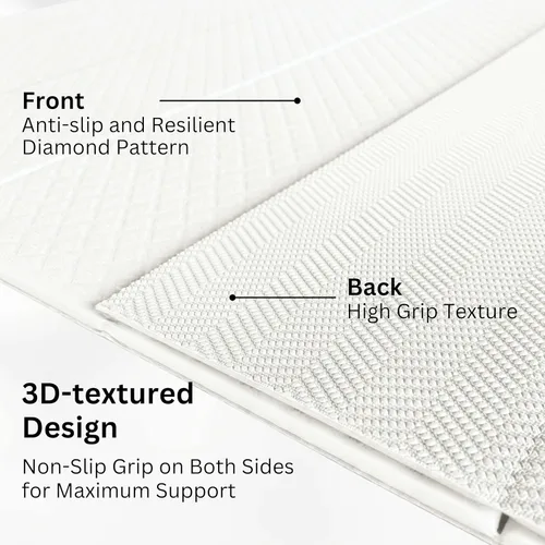 Miniatura 4 de Esterilla plegable para ejercicios de yoga, ligera, antideslizante y fácil de almacenar para yoga, pilates, entrenamientos en casa y ejercicios