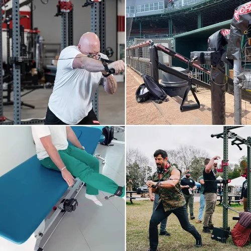 Miniatura 7 de Ancore Pro: Máquina de cable para gimnasio en casa Sistema de entrenamiento portátil para entrenamiento de fuerza Viene con soporte para rack