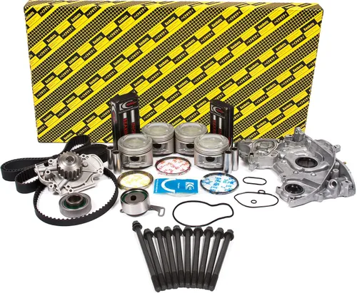 Evergreen OK4012M/0/0/0 Compatible con Honda Accord 91-93 2.2L SOHC 16V F22A1 F22A4 F22A6 Kit de reconstrucción de motor de revisión maestra