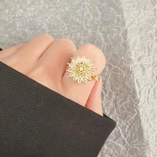 Miniatura 56 de Anillo de plata de ley 925, minimalista, ajustable, hecho a mano, para mujeres y niñas