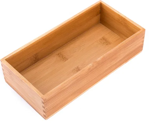 Miniatura 12 de Caja organizadora de bambú para guardar ropa y joyas Caddy Cajas organizadoras cuadradas Cajas de almacenamiento de madera para snacks y nueces