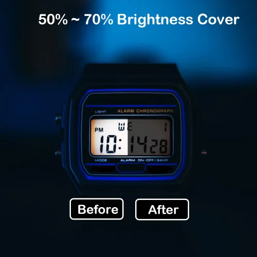 Miniatura 4 de Cinta de bloqueo de luz, adhesivo de atenuación de luz, hoja negra adhesiva para paneles LCD, luz indicadora de electrodomésticos, tiras de lámpara