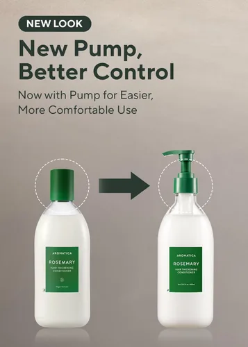Miniatura 4 de AROMATICA Acondicionador para engrosar el cabello, acondicionador vegano para cabello dañado y cabello seco, acondicionador hidratante, sin silicona