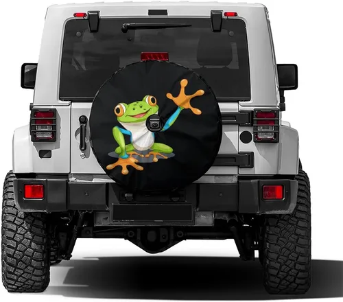 Miniatura 21 de Cubierta de neumático de repuesto con estampado de caballo 3D, impermeable y a prueba de polvo, para remolque, RV, SUV y muchos vehículos de 14